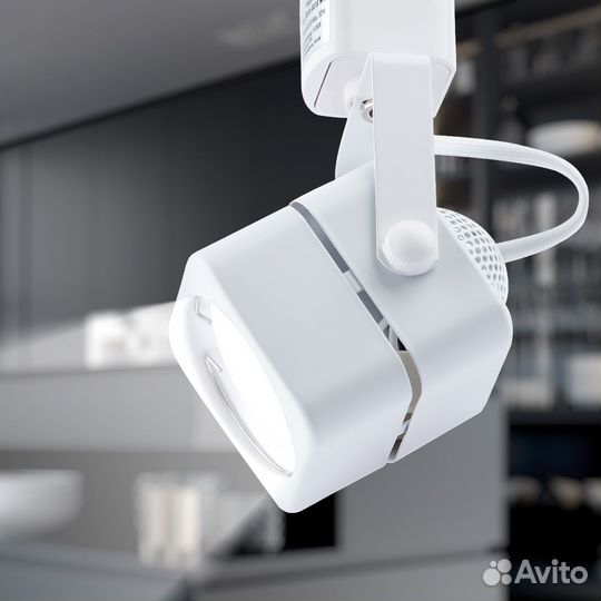 Трековый потолочный светильник белый