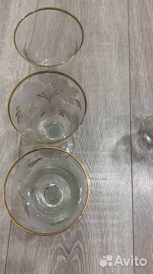 Фужеры Цветы СССР 12 штук