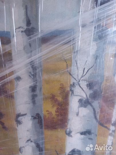 Картина маслом 1,1 на 2,2 метра. Пейзаж