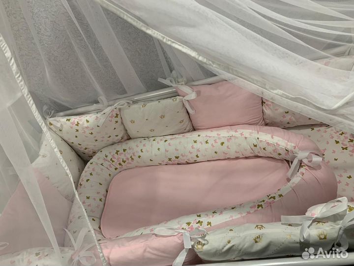 Бортики в кроватку и гнездо