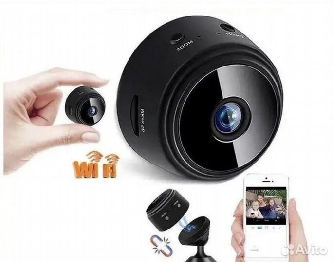 Mini Wi fi видео камера,видео-няня,fhd