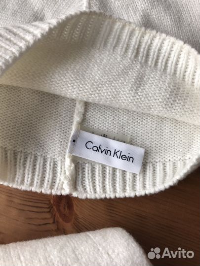 Комплект шапка и шарф Calvin Klein оригинал