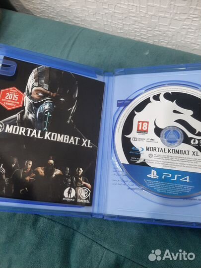 Диск mortal kombat xl ps4