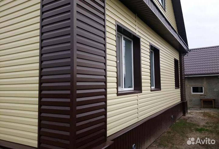 Металлосайдинг под дерево