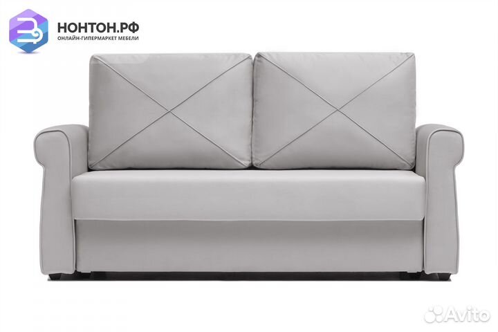 Диван еврокнижка Лира серый