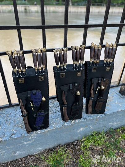 Шашлычный набор в колчане Premium