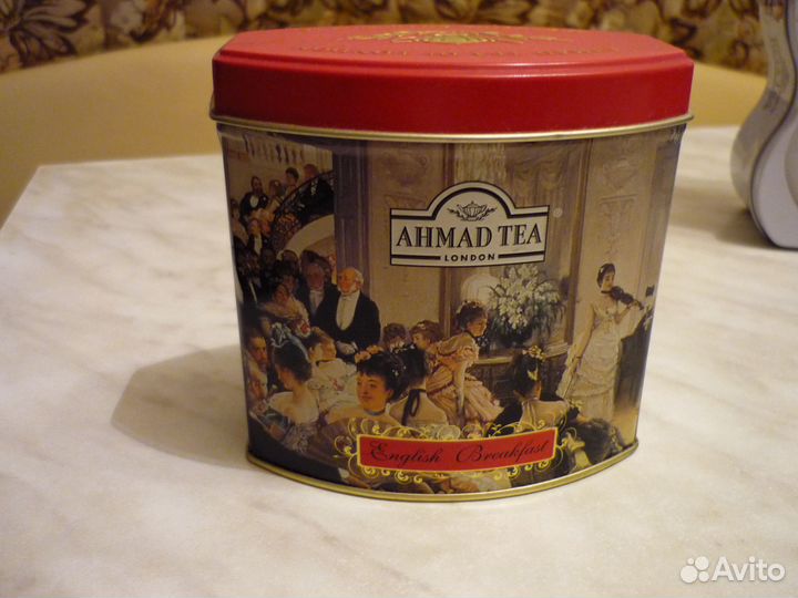 Металлические баночки от чая