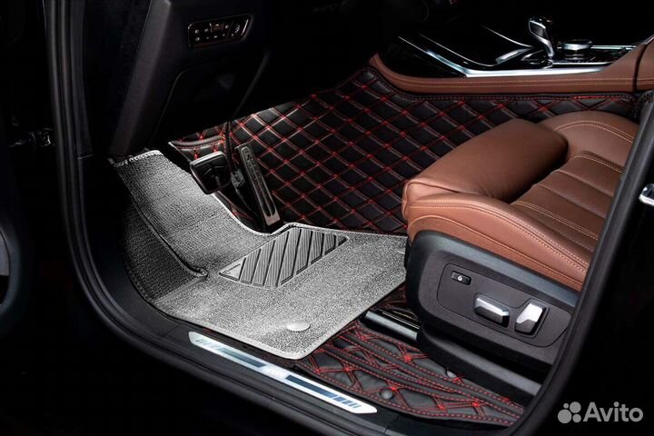 3D Коврики Exeed Салон Багажник из Экокожи