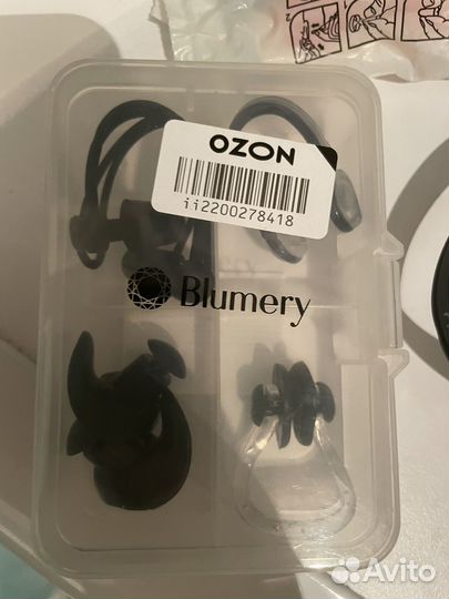 Очки для плавания и беруши, зажимы