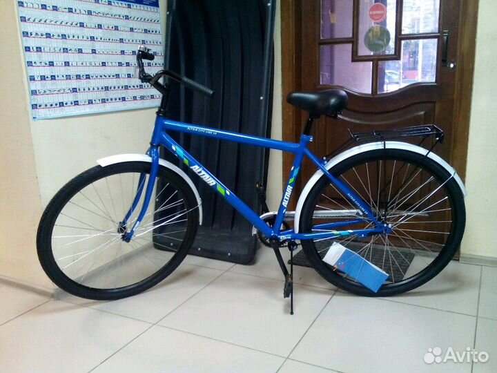 Велосипед мужской синий 28