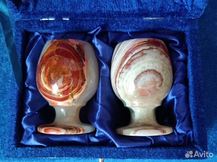 Подарочный набор рюмок из оникса