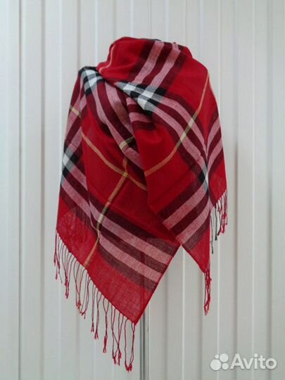 Шарф-палантин, шерсть натуральная, много расцветок