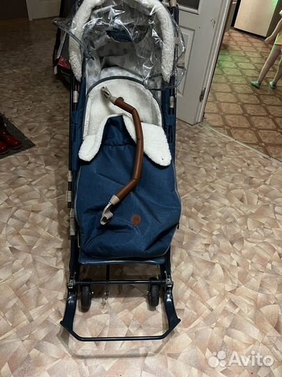 Санки коляска Ника 7 8 8к