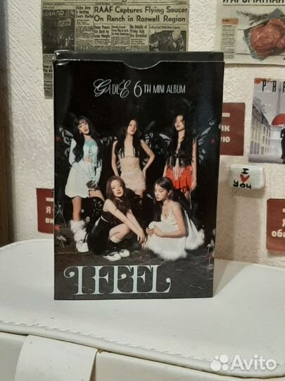 Кпоп карточки с (G) I-DLE эра I feel