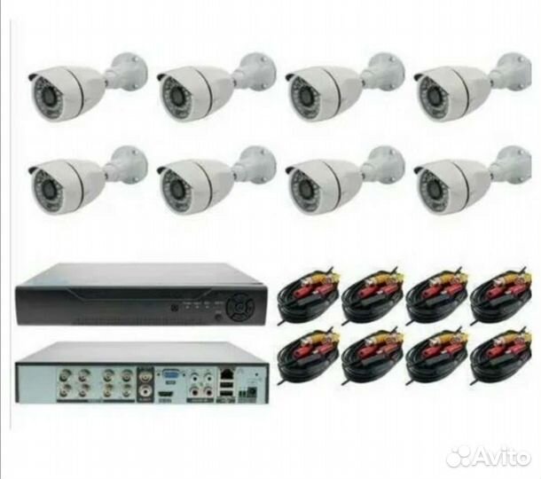 Комплект видеонаблюдения на 8 камер