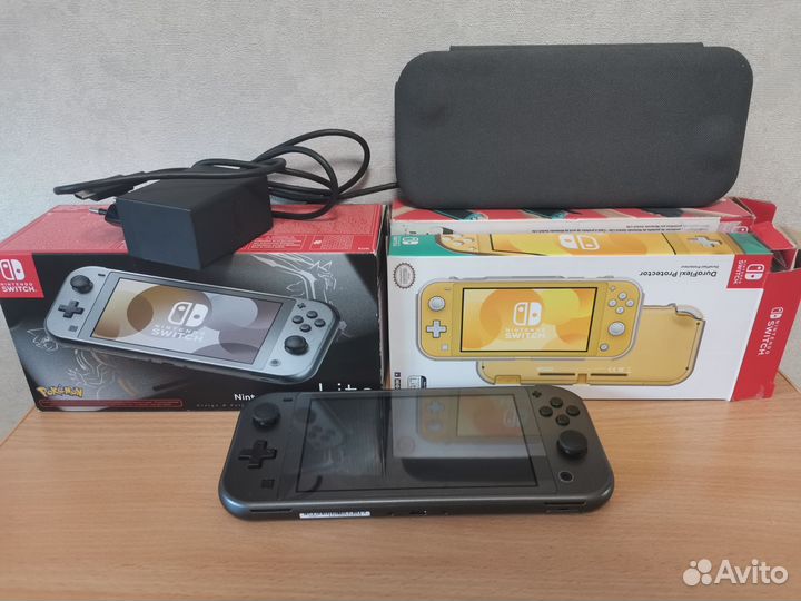 Nintendo switch lite чип прошитая + 256гб с играми