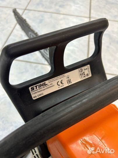 Бензопила Stihl MS230 (2022год) не родная шина иш1