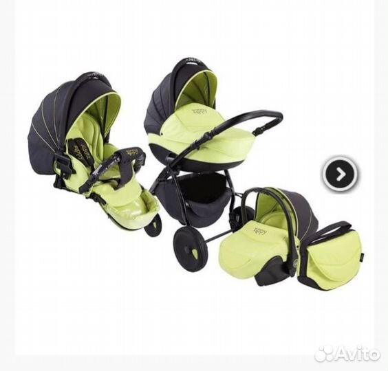 Детская коляска (3 в1) tutis Zippy New