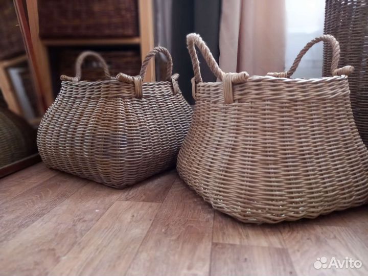 Корзины плетёные