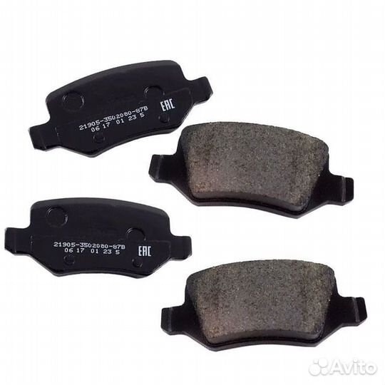 Тормозные колодки задние Шевроле Авео, Круз, Опель