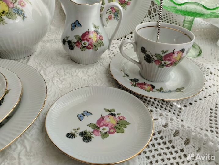 Сервиз чайный Фрукты ГДР