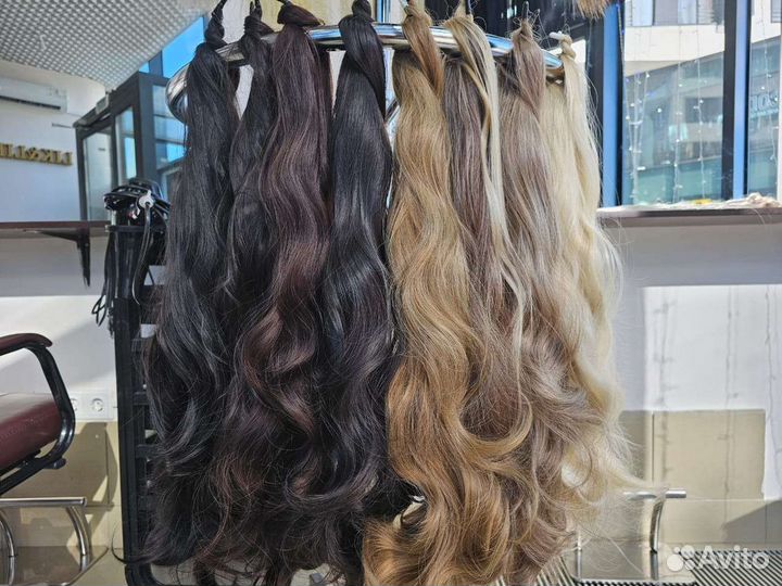 Накладной хвост, аналог натуральных волос, шиньон