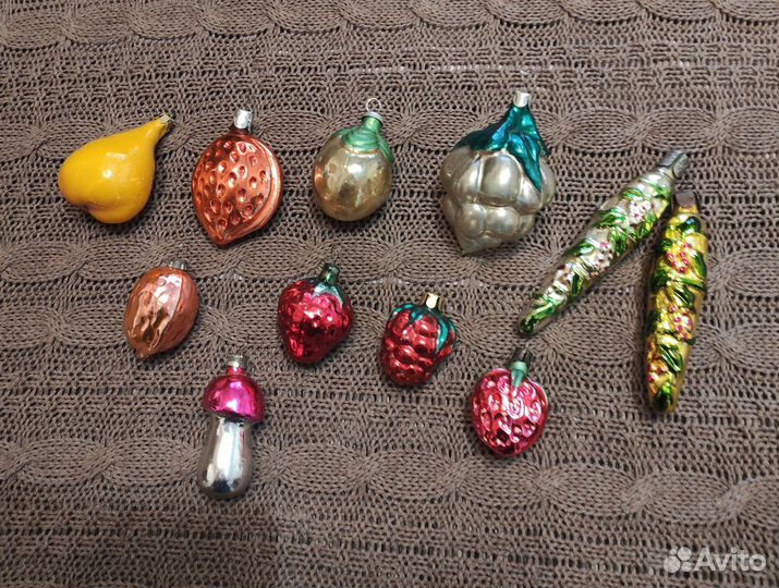 Елочные игрушки СССР