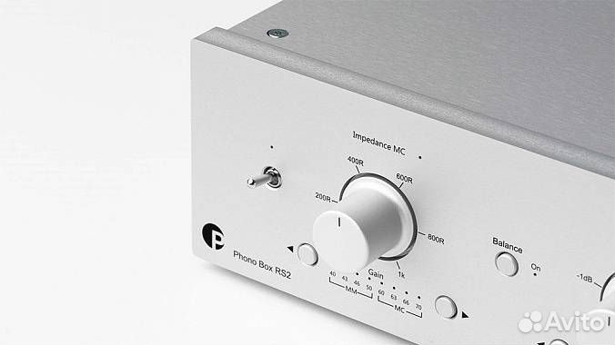 MM/MC фонокорректор PRO-ject phono BOX RS2, silver