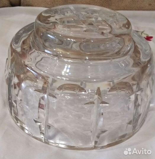 Салатница хрустальная