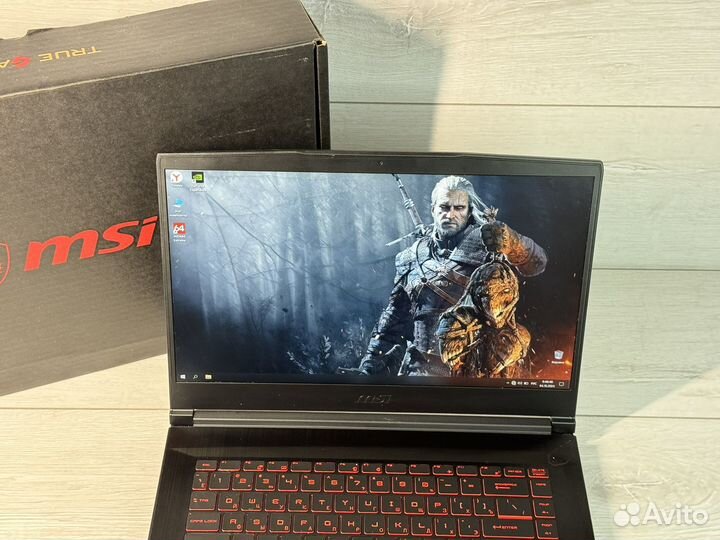 Игровой MSI GF63 i5 11400H RTX 3050 512GB