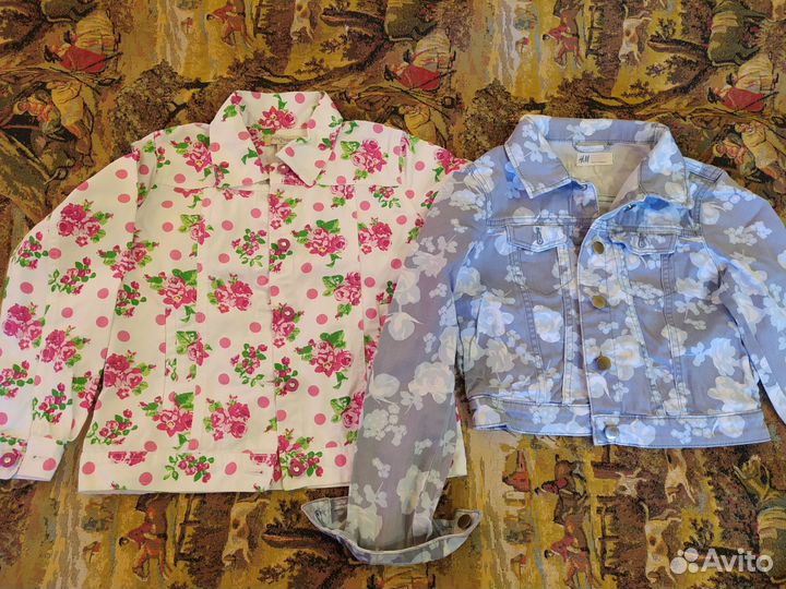 Детские ветровки джинсовки