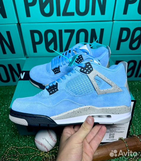 Nike air jordan 4 retro university blue оригинал