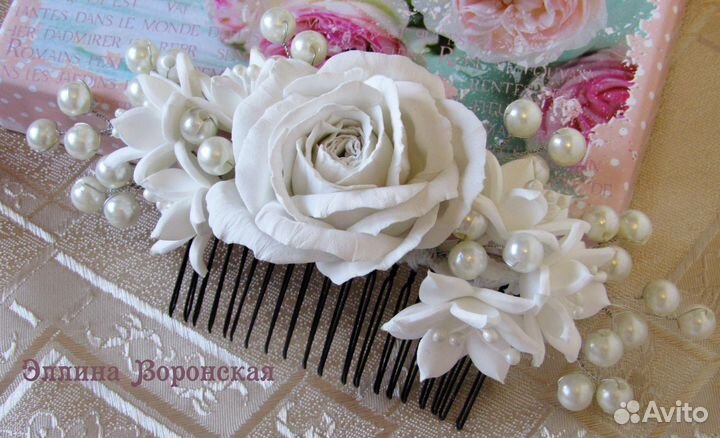 Ободки, заколки. Ручная работа