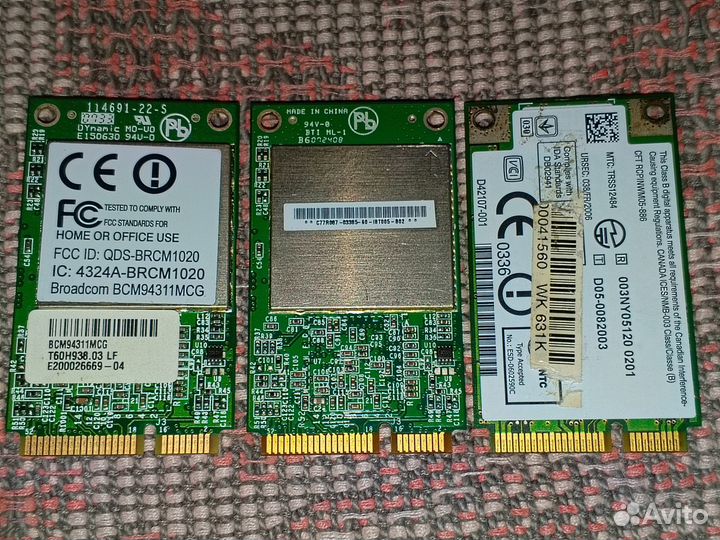 Mini PCI-E Wi-Fi модули для ноутбука