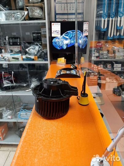 Мотор печки Solaris Kia Rio 971114L000