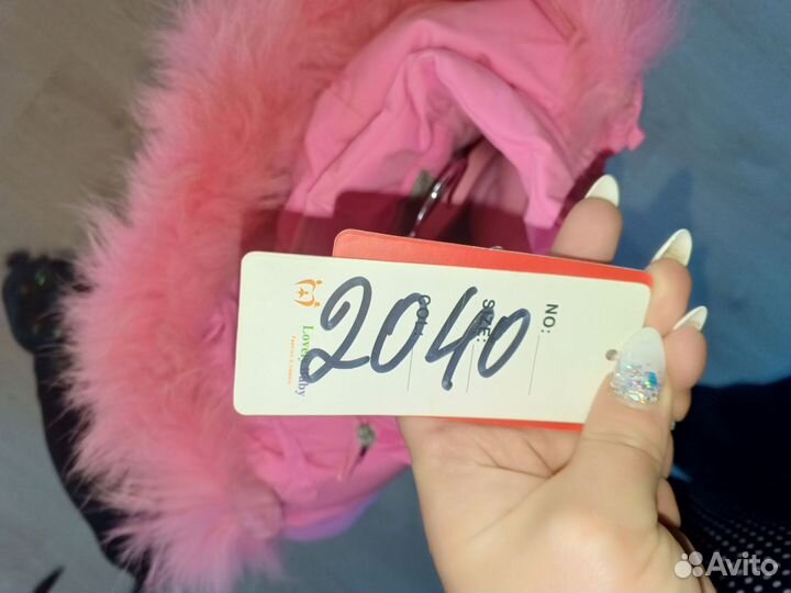 Пуховик детский зимний