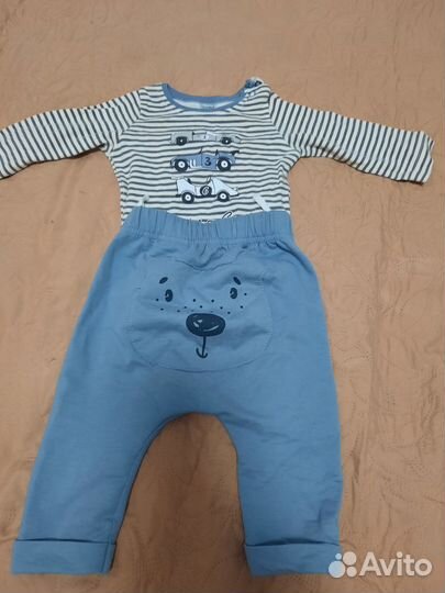Детские вещи пакетом на мальчика от 0 до 6 месяцев