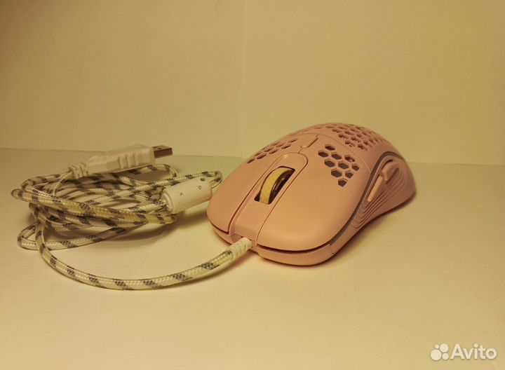 Игровая мышка Python Fly D110 розовая