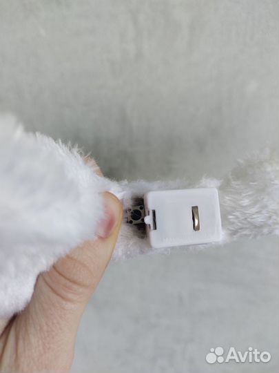 Ободок - уши зайца, светящиеся