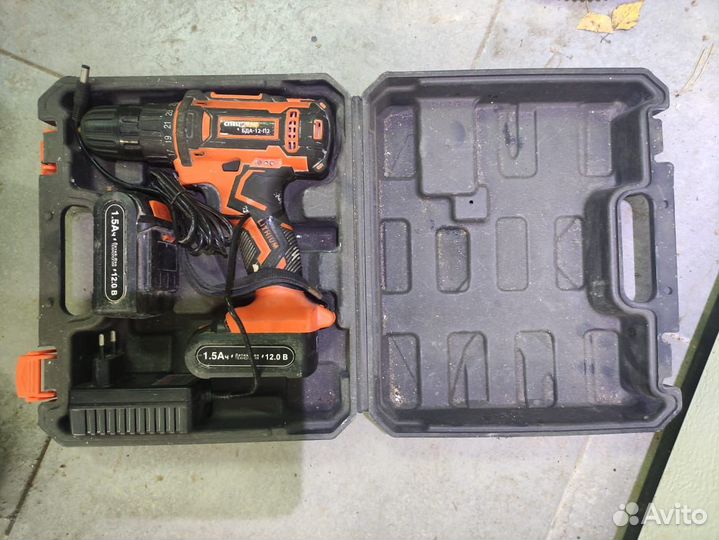 Аккумуляторная дрель шуруповерт спец бда 12 п2