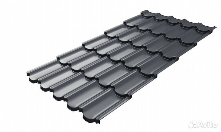 Металлочерепица 7024 Матовая (Цена за лист)