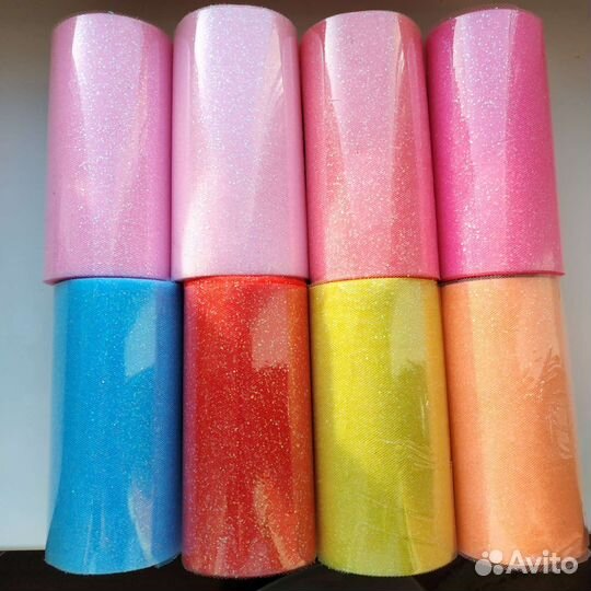 Фатин с глиттером