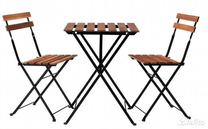 Складной комплект мебели IKEA стол и стулья