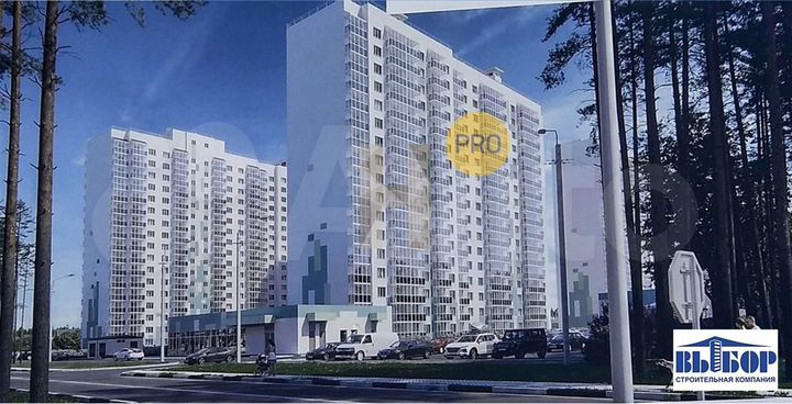 Квартира-студия, 28,7 м², 16/17 эт.