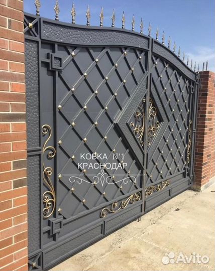 Кованые ворота