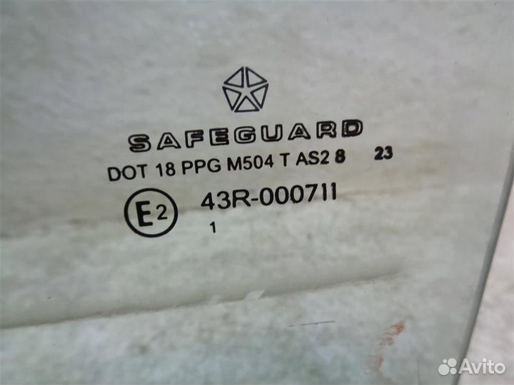 Стекло двери передней левой Dodge Durango 1998-20