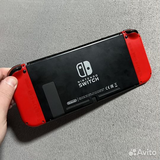 Nintendo switch rev1 Red (Прошивка, 128Gb, Чехол)