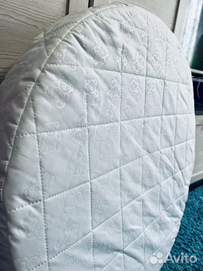 Матрас детский круглый 75 75+наволочки