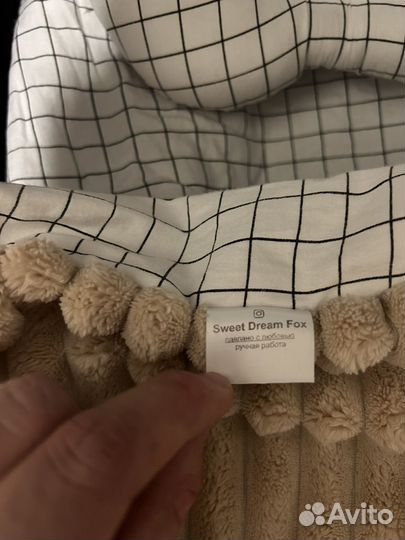 Плед в коляску плед для новорожденного комплект