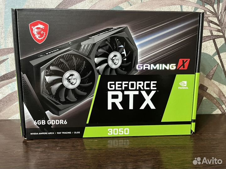 Новая Видеокарта MSI nvidia GeForce RTX 3050 6GB
